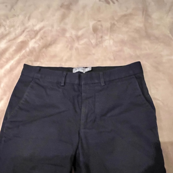 CLUB MONACO NAVY BLUE CHINO FLAT PANEL PANTS - Picture 2 of 4